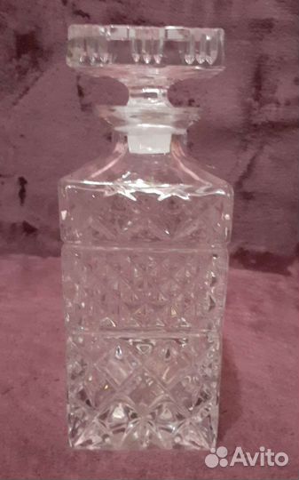 Штоф графин хрустальный