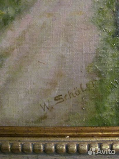 Мельница. Голландия. Холст. Масло. Подпись