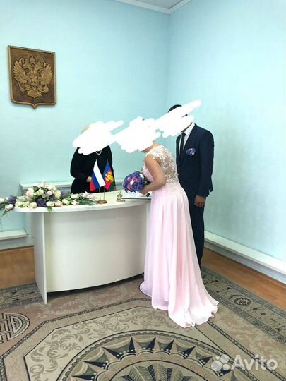Вечернее платье в пол 46р