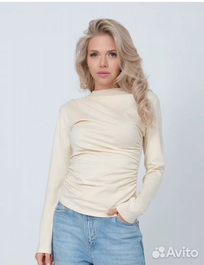 Топ с драпировкой y2k