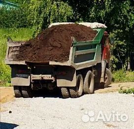 Щебень песок отсев пгс чернозём