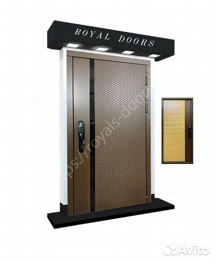 Современная металлическая дверь с терморазрывом