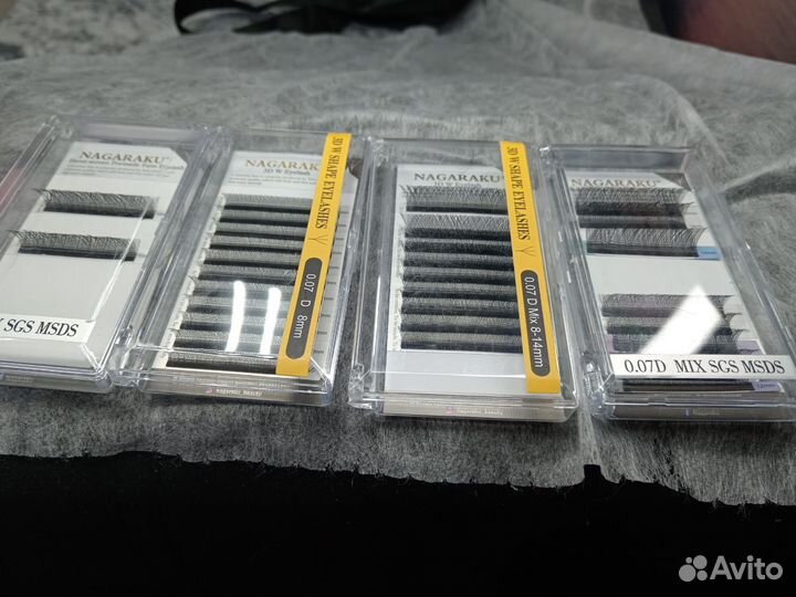 Ресницы для наращивания пучки