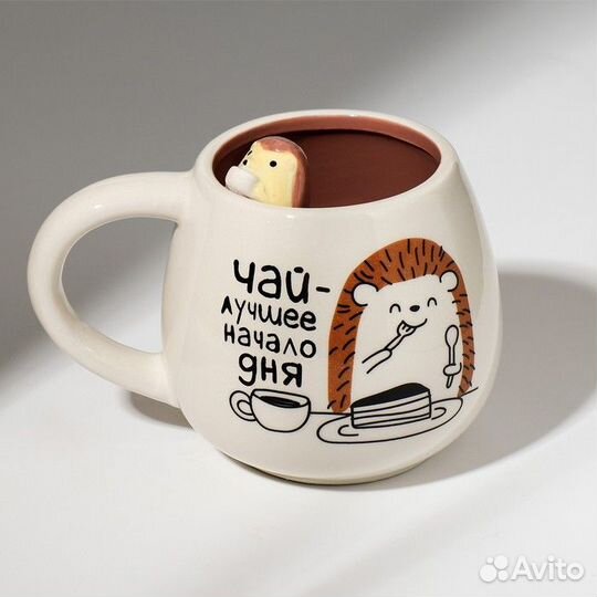 2 шт. Кружка керамическая 'Чай - лучшее начало дня
