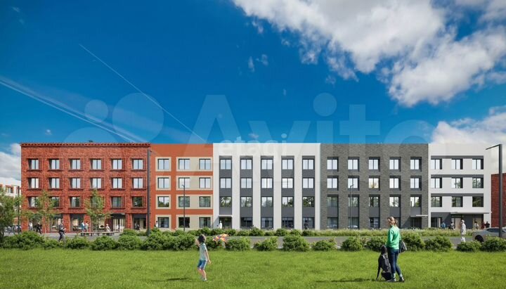 3-к. квартира, 71,5 м², 2/4 эт.