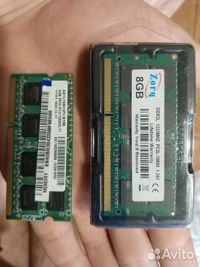 Оперативная память ddr3 и ddr4 в ассортименте