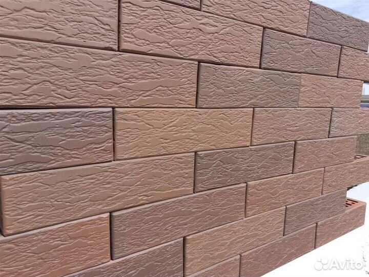 Кирпич облицовочный баварская кладка готика Графит