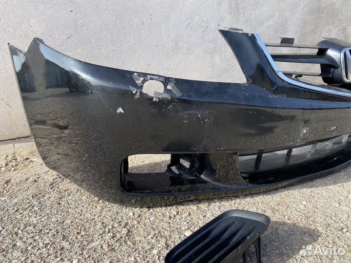 Передний бампер accord 7 дорест