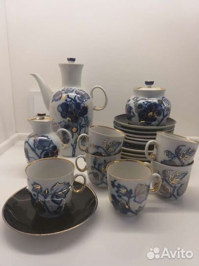 Кофейный сервиз лфз Виноград и по предметно