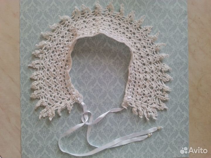 Воротник кружевной детский