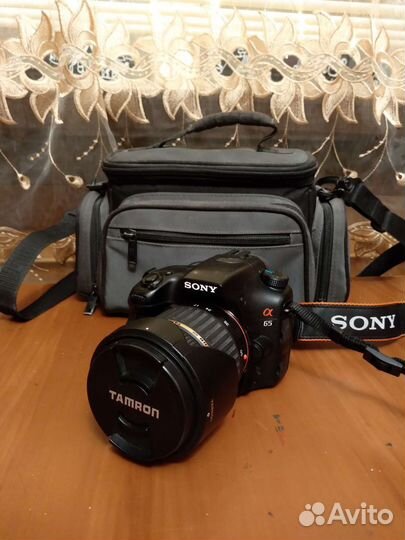 Фотоаппарат sony a65 с объективом tamron