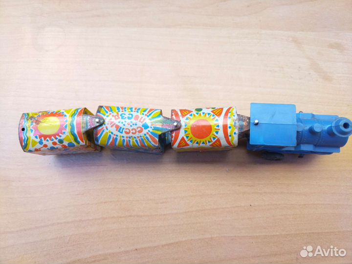 Паровозик игрушка СССР 
