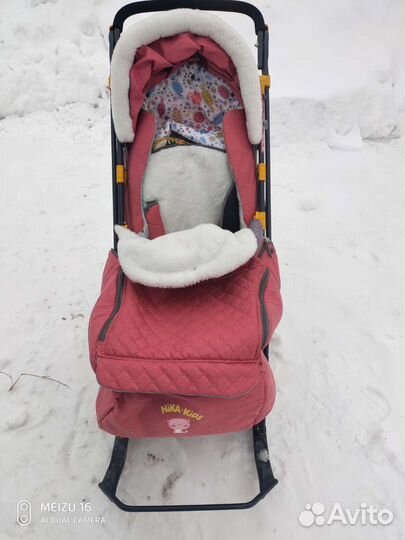 Детские санки коляска бу
