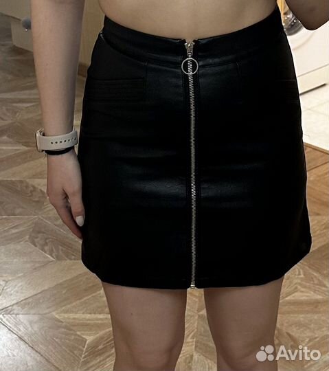 Кожаная юбка Reserved