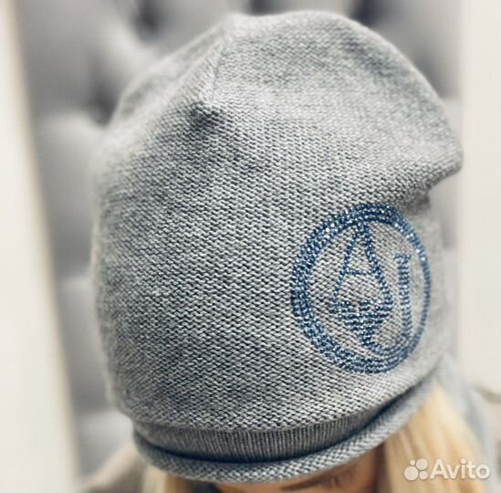 Шапка и шарф armani jeans оригинал