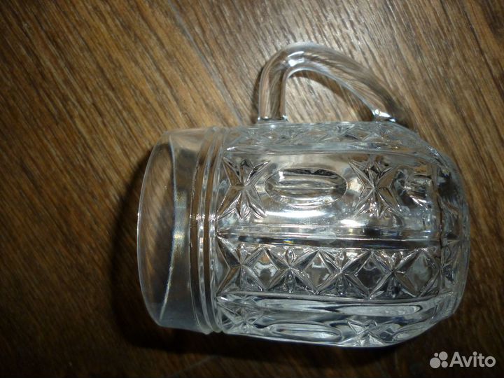 Кружки хрустальные