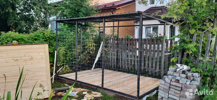Изготовление вольеров для собак (из металла)