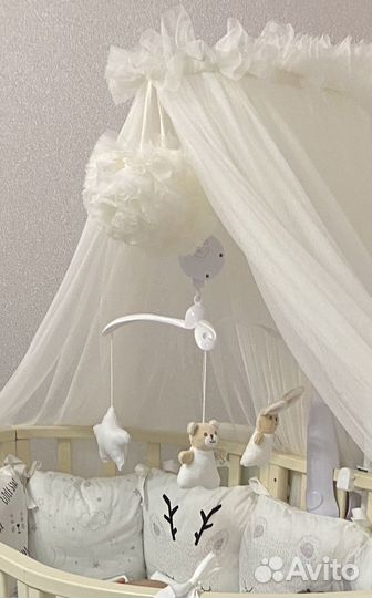 Электронный мобиль Chicco Bear & Bunny, белый