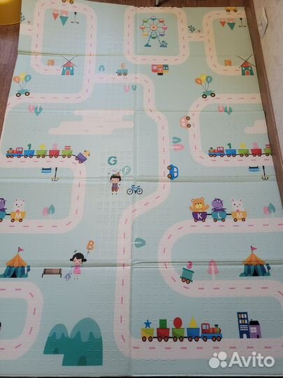 Коврик 180*120 пвх для ползанья