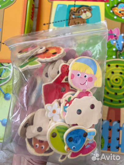 Настольная игра шнуровка Haba