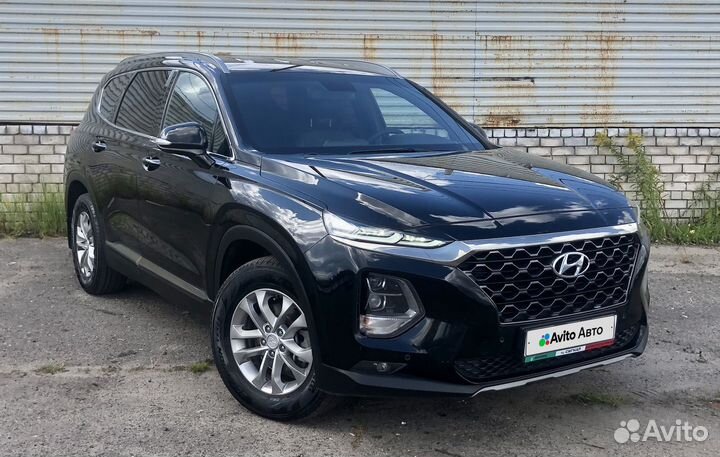 Hyundai Santa Fe 2.2 AT, 2019, 96 750 км