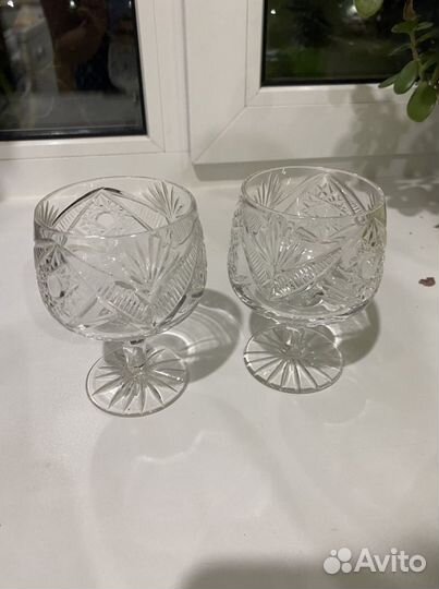 Фужеры хрустальные СССР