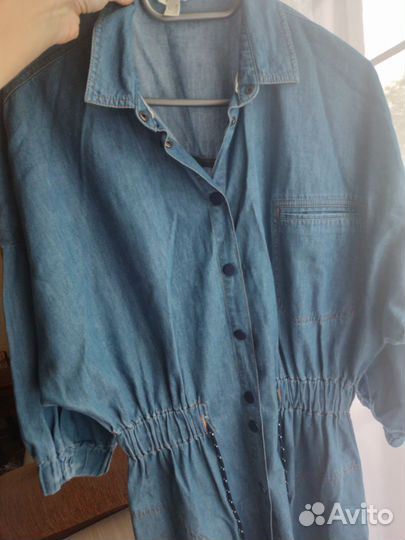 Джинсовое платье женское