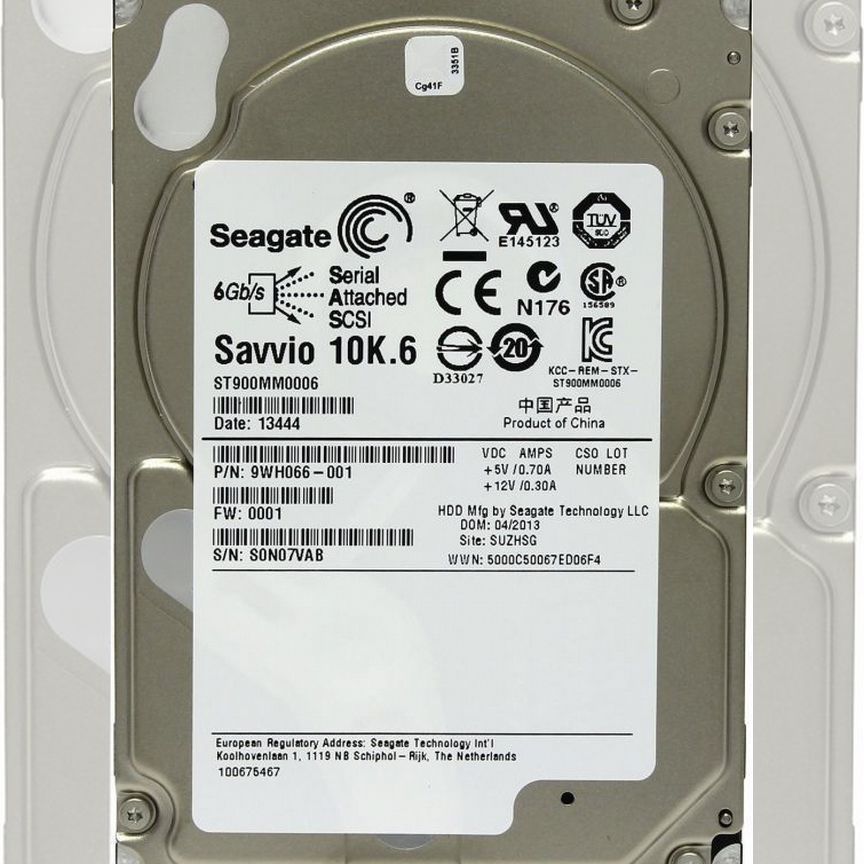 [ST900MM0006] Жесткий Диск Seagate 900gb Sas 2.5 St900mm0006