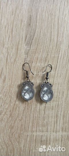 Финифть серьги Лика