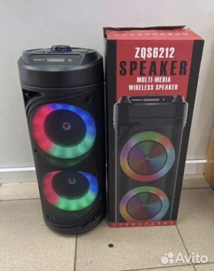 Колонка с RGB подсветкой