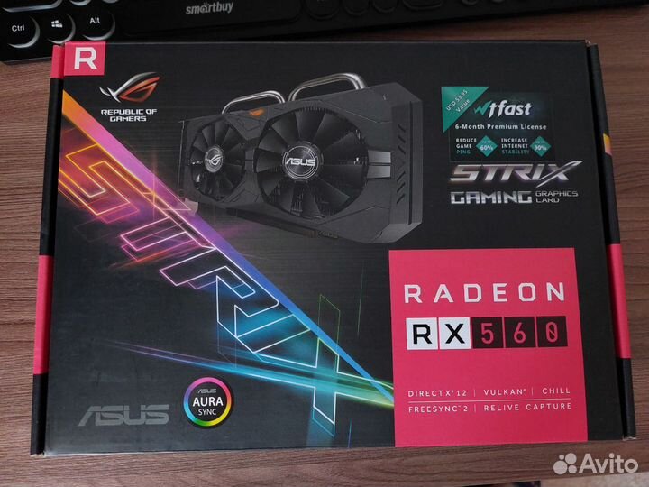 Видеокарта Asus Radeon RX 560 4GB