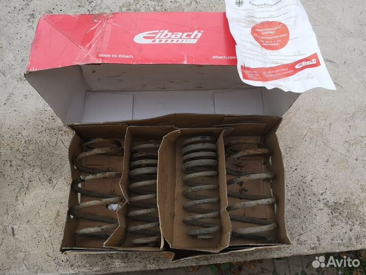 Пружины с занижением kia