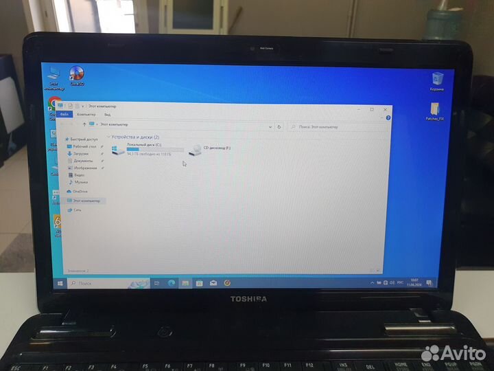 Ноутбук Toshiba 3 ядра 6gb Ram 120gb Ssd