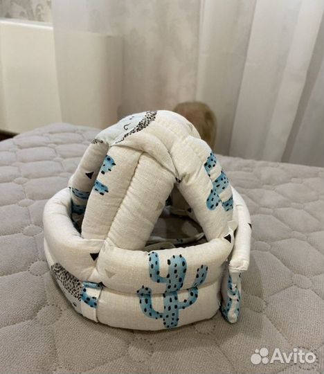 Шапка шлем для малыша