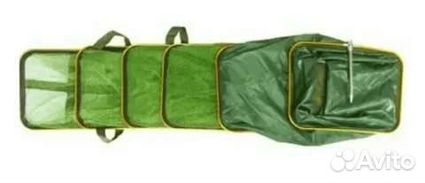 Садок прорезиненный с чехлом-2.0; 2.5; 3.0; 4.0 м