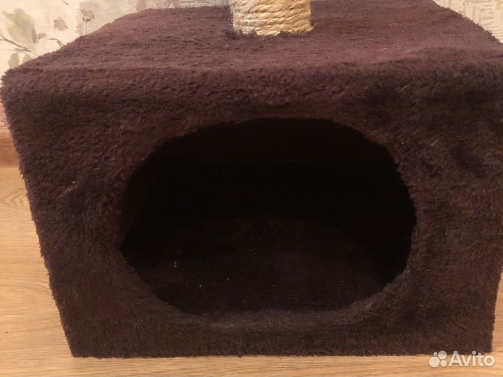 Когтеточка домик для кошки+ когтеточка