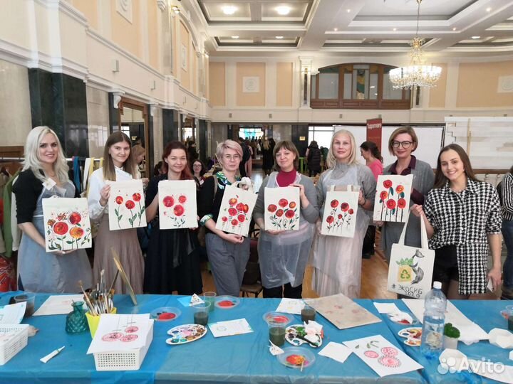 Мастер класс по росписи одежды