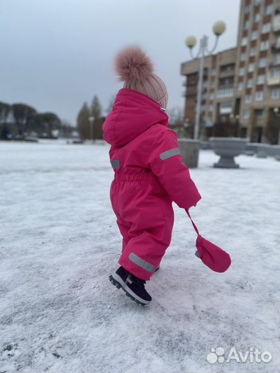 Зимний комбинезон для девочки 74