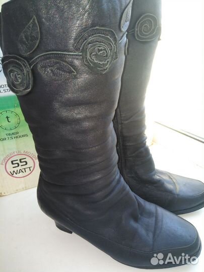 Сапоги женские зимние 39 на полную ногу