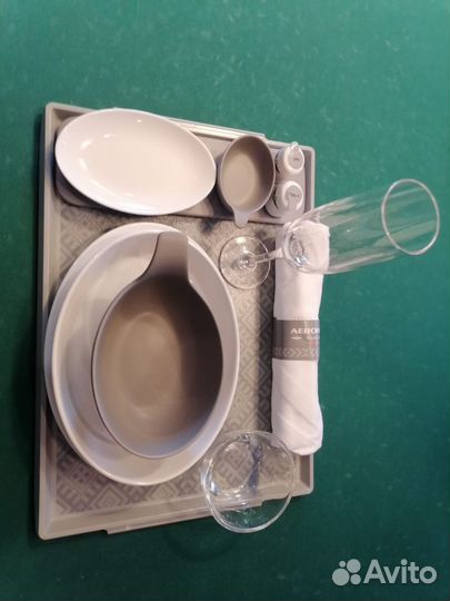 Набор столовой посуды Аэрофлот фарфор