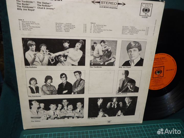 THE best OF beat LP винил редкий сборник