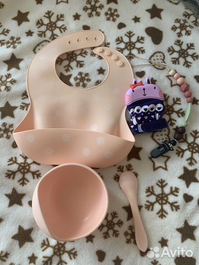 Силиконовая посуда для малышей