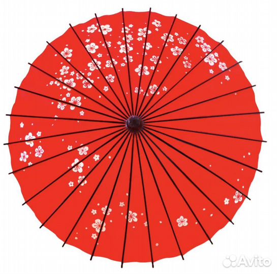 Китайский азиатский большой зонт 78см декор