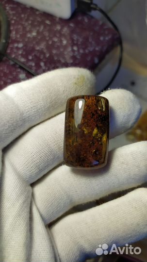 Кольцо. Янтарь
