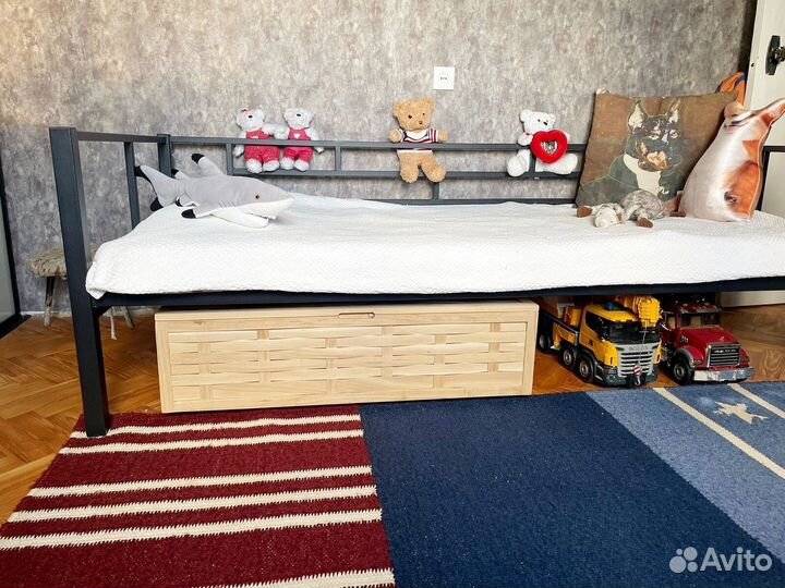 Корзина для белья из дерева