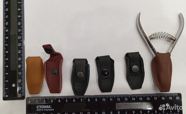 Чехол для кусачек из натуральной кожи