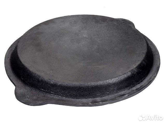 Крышка-сковорода чугунная davr metall, 8 л