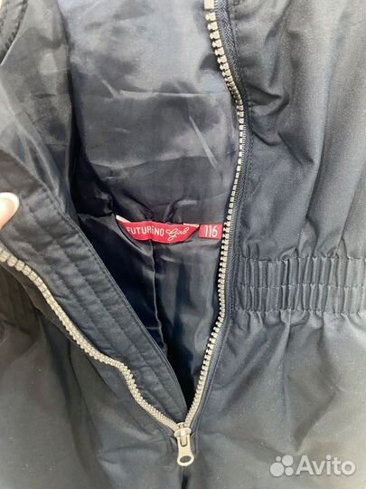 Полукомбинезон зимний для девочки 116