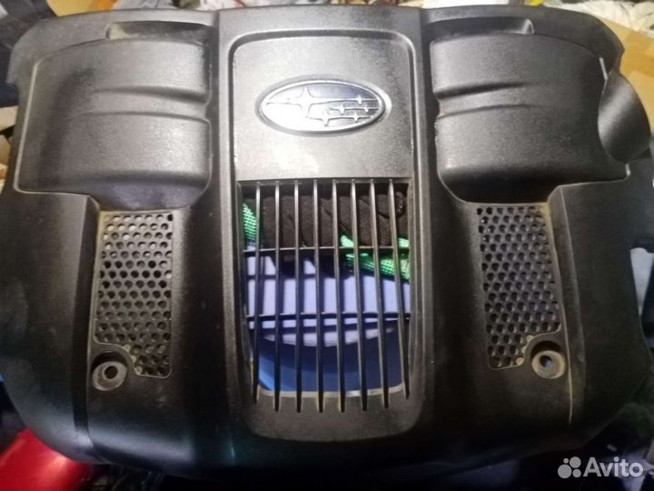 Декоративная крышка двигателя на субару