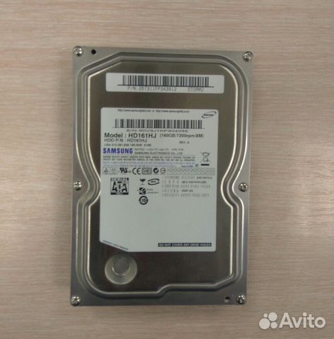 Жесткий диск samsung HD161HJ, 160Gb, SATA
